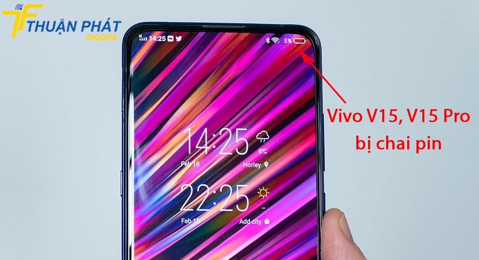 Vivo V15, V15 Pro bị chai pin