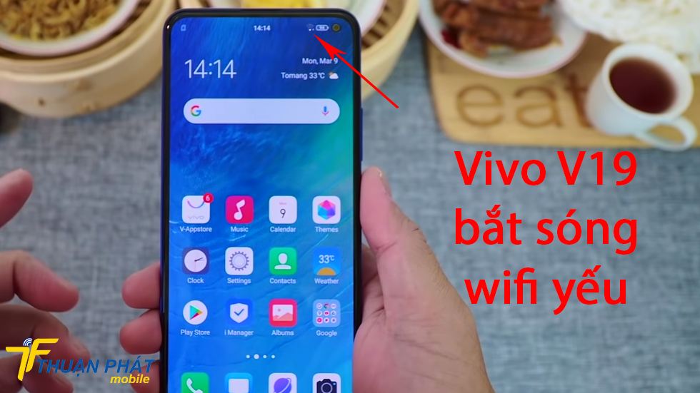 Vivo V19 bắt sóng wifi yếu