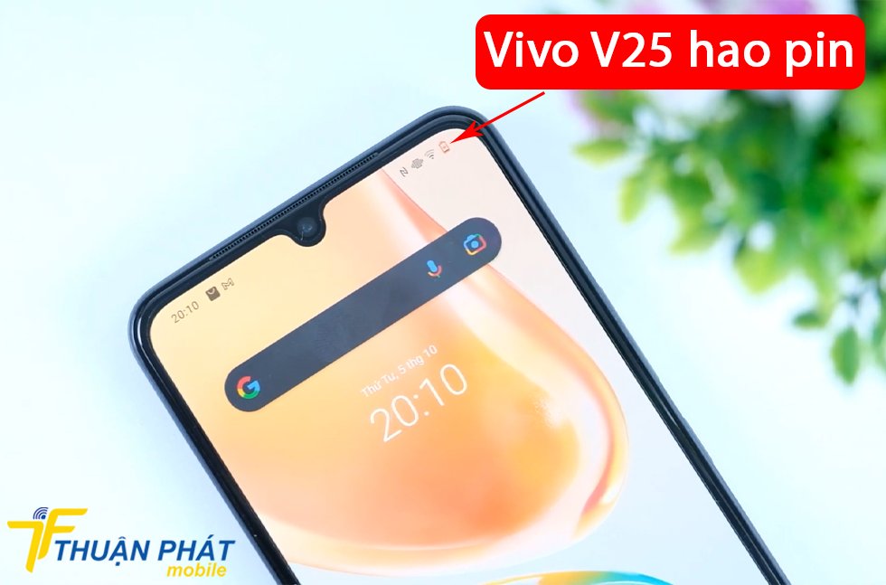 Vivo V25 hao pin