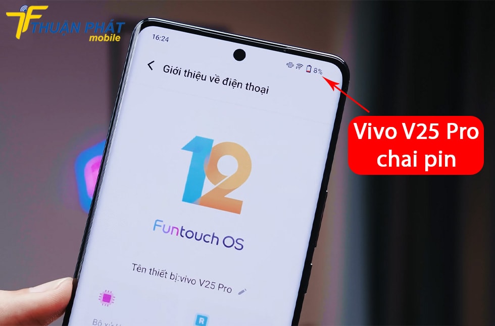 Vivo V25 Pro chai pin