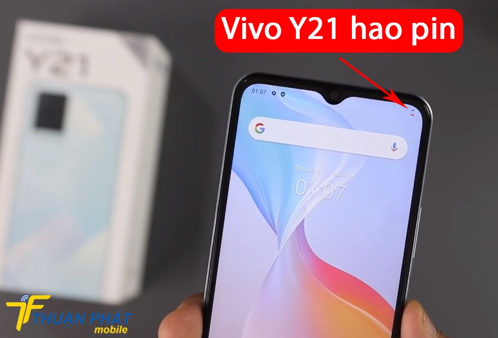 Vivo Y21 hao pin