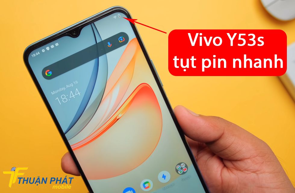 Vivo Y53s tụt pin nhanh