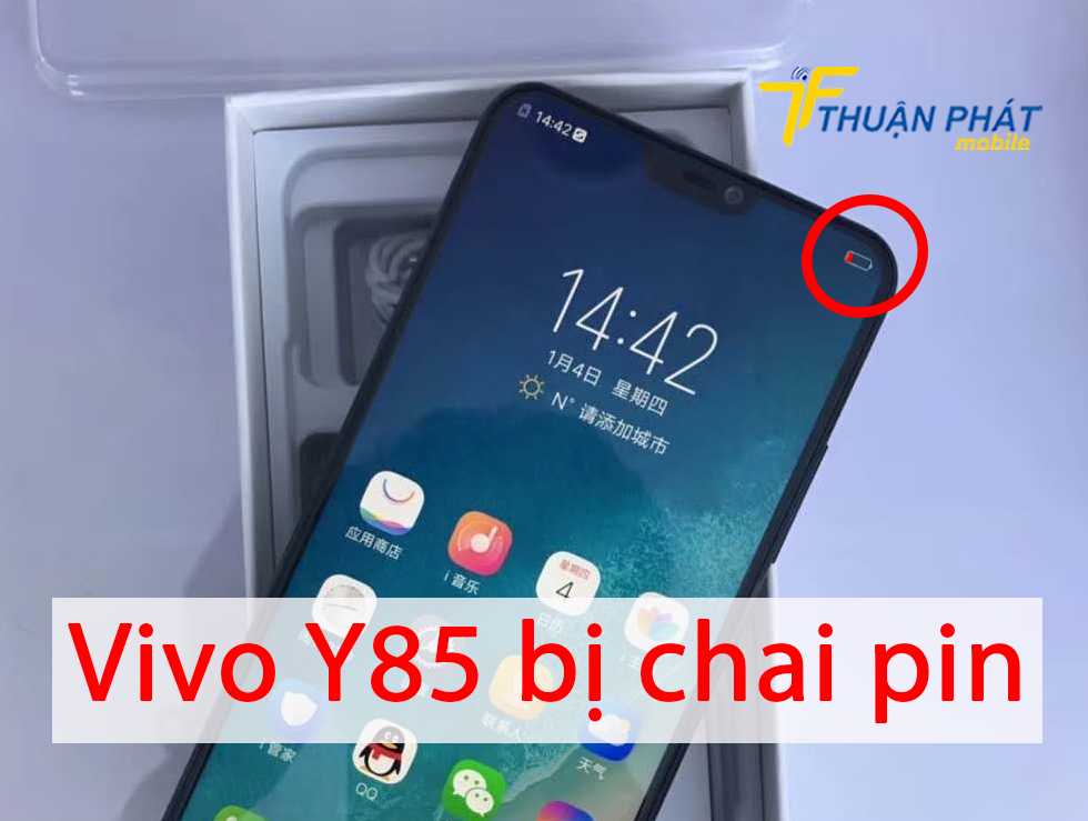 Vivo Y85 bị chai pin