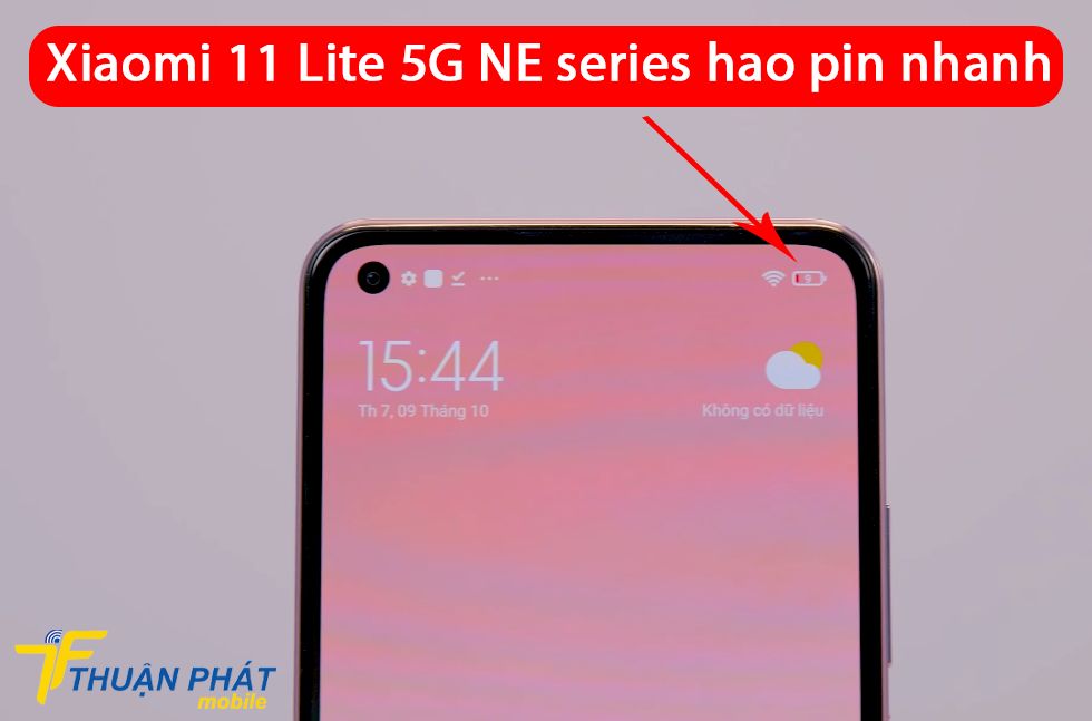 Xiaomi 11 Lite 5G NE series hao pin nhanh