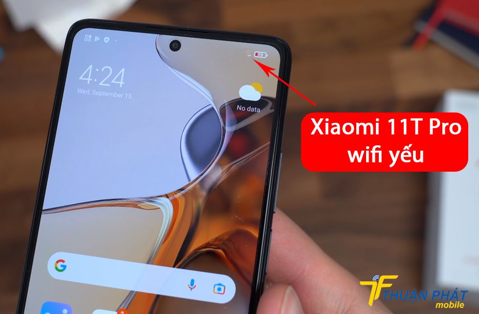 Xiaomi 11T Pro wifi yếu