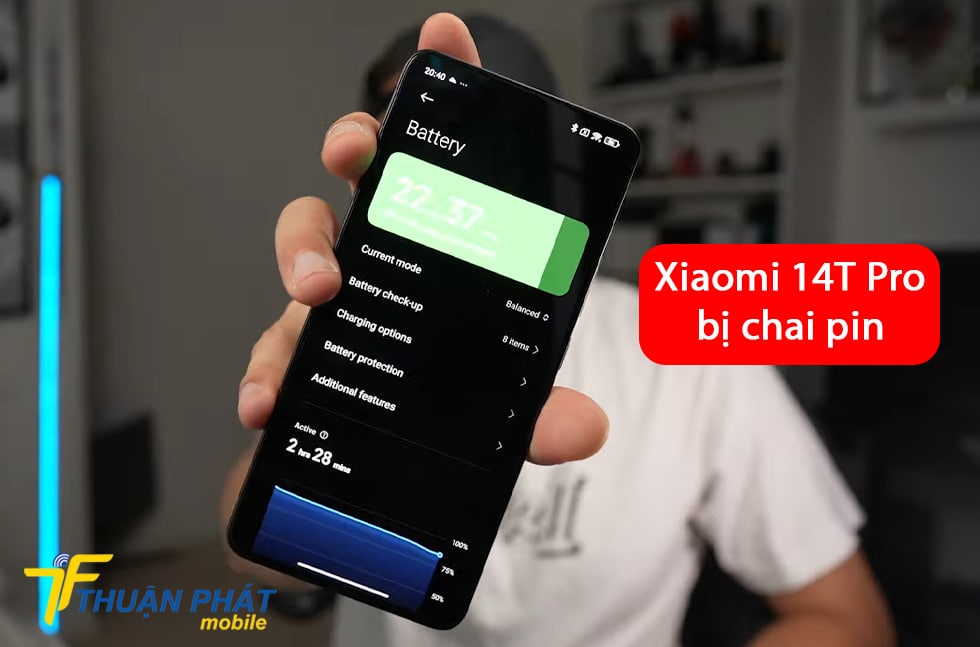 Xiaomi 14T Pro bị chai pin