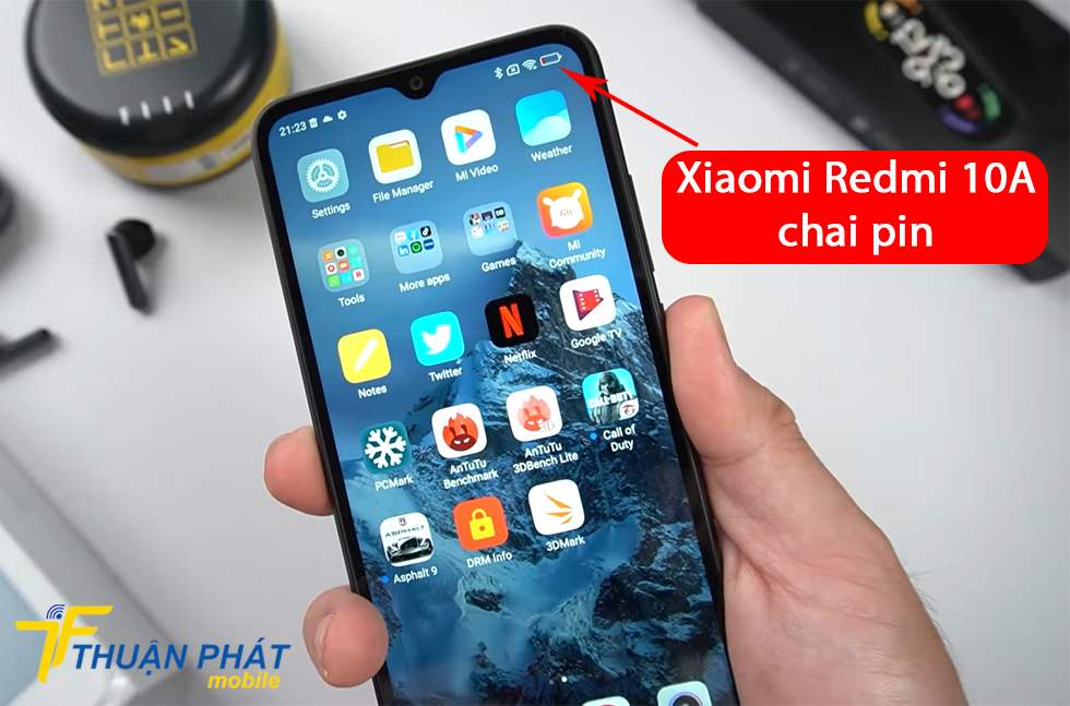 Xiaomi Redmi 10A chai pin