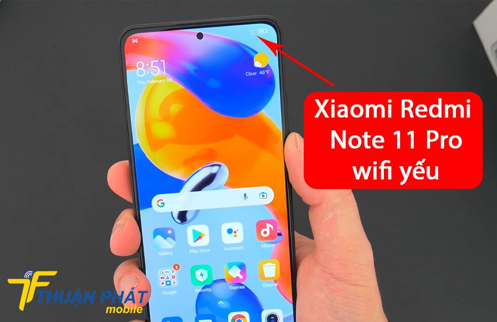 Xiaomi Redmi Note 11 Pro wifi yếu